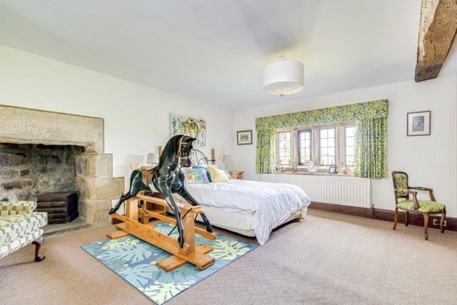 The property has a private study and nursery bedroom in addition to which three further family bedrooms.