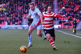 Harrogate Town suffered a painful late defeat at Doncaster Rovers on Saturday afternoon. Pictures: Matt Kirkham