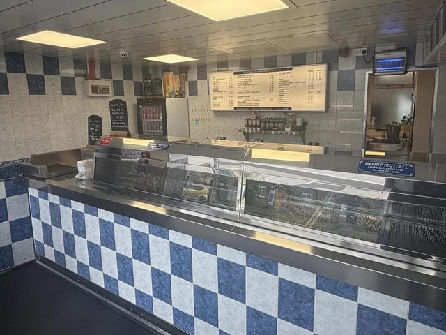 This fish and chip shop on Skipton Road in Harrogate is for sale with Ernest Wilson for £109,950.