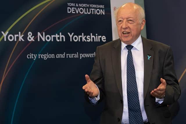 North Yorkshire County Council leader Councillor Carl Les