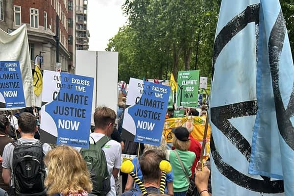 Extinction Rebellion Harrogate, which formed in early 2020, also take part in environmental places further afield, including Leeds and London. (Picture contributed)