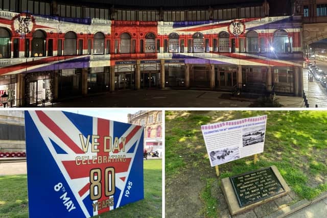 Spectacular artwork, installations and projections can now be seen around Harrogate as part of the town’s VE Day 80th anniversary commemorations. (Picture contributed)