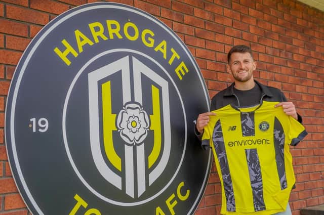 Tom Bradbury is Harrogate Town's fifth new signing of the off-season. Pictures: Harrogate Town AFC