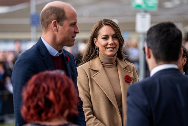 The Prince and Princess of Wales attend The Street In Scarborough.