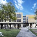 An artist's impression of how Harrogate College's new main building will look if the £20m rebuild goes ahead. (Picture Harrogate College)