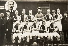 Hall of Fame inductee - Harrogate Town's cup winning team of 1927 with Bob Morphet pictured back row, right far end. (Picture contributed)