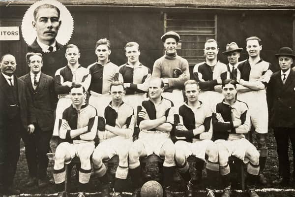 Hall of Fame inductee - Harrogate Town's cup winning team of 1927 with Bob Morphet pictured back row, right far end. (Picture contributed)