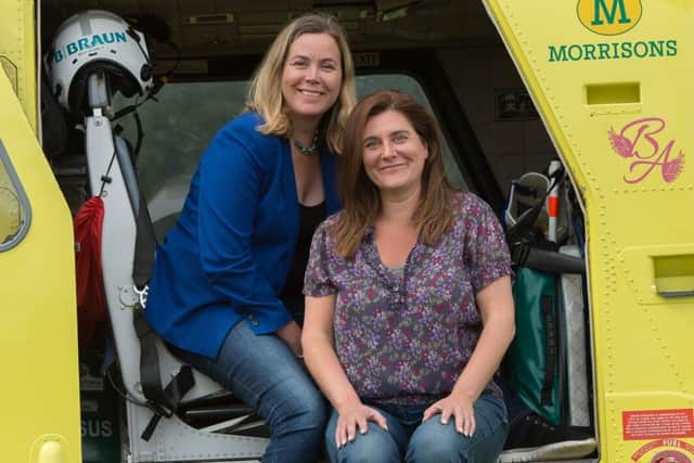 Clair Challennor-Chadwick with sister Ann Challenor-Chadwick, Cause UK
