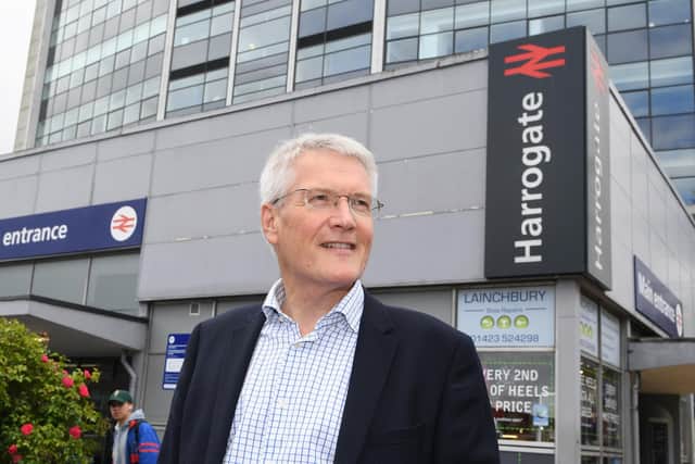 Harrogate and Knaresborough MP Andrew Jones said he had contacted Northern Trains to confirm that Harrogate station was not one of those affected by the plans. (Picture Gerard Binks)