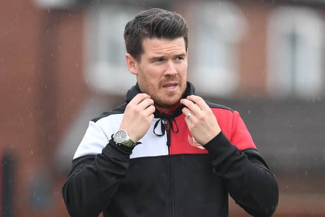Knaresborough Town boss Simon Parkes.