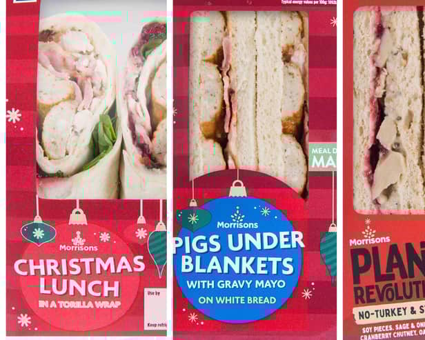 Just three of the festive range.
