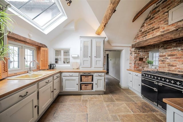 The bright and spacious dining kitchen.