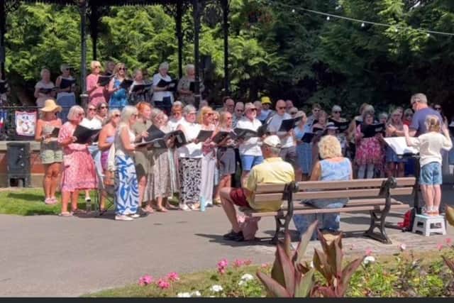 All Together Now Choir in Ripon Spa Gardens