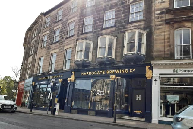 Steeped in deep regal greens, the new Harrogate Brewing Co bar at 6 Royal Parade in Harrogate boasts wooden floorboards and wooden tables and chairs. (Picture contributed)