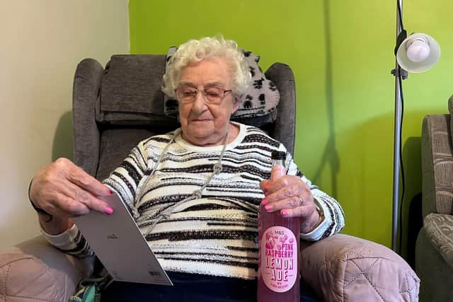 "It's all because of lemonade" -  At the age of 101, Harrogate's Joyce Lynas still has a zest for life and enjoys dancing, knitting, bingo and ironing. (Picture contributed)