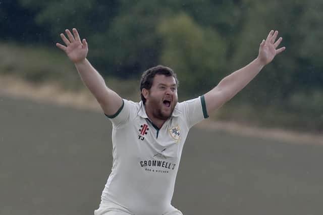 Toby Jacklin shone once again for Collingham & Linton CC. Picture: Steve Riding