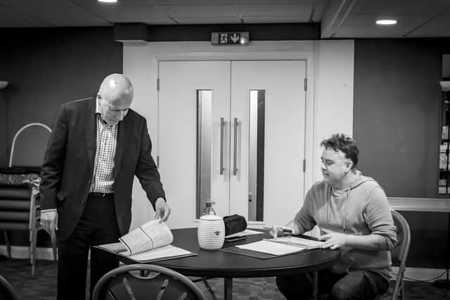 The Woodlands Drama Group production of Humble Boy is in rehearsal ahead of its opening at Harrogate Theatre Studio