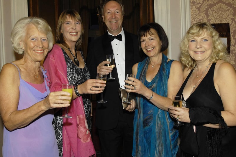 Ann Shelton, Rachel Fawcett, Paddy Green, Barbara Rider and Jayne Kearl - YCR Ball at The Majestic Hotel in 2010