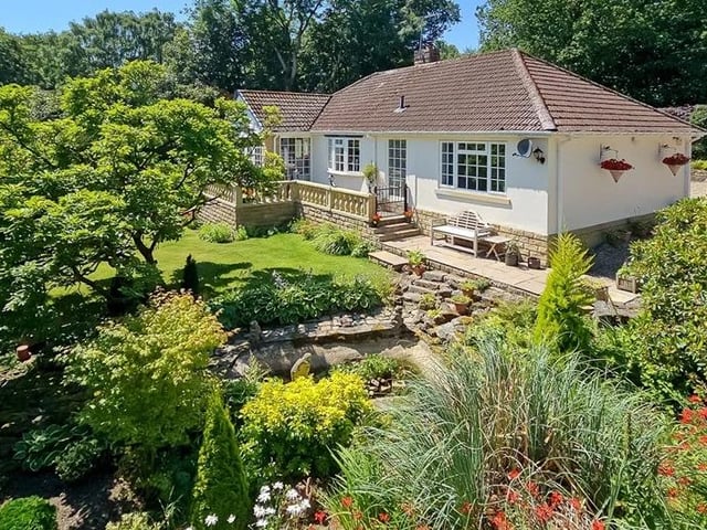 This three bedroom and three bathroom detached bungalow is for sale with Myrings Estate Agents for £850,000