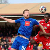 Harrogate Town suffered a 3-1 defeat on the road at Crawley Town on Saturday afternoon. Pictures: Matt Kirkham