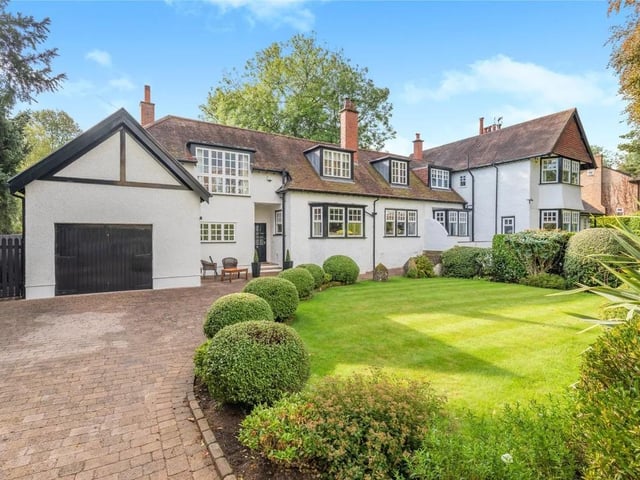 This four bedroom and three bathroom semi-detached house is for sale with Strutt & Parker for £950,000