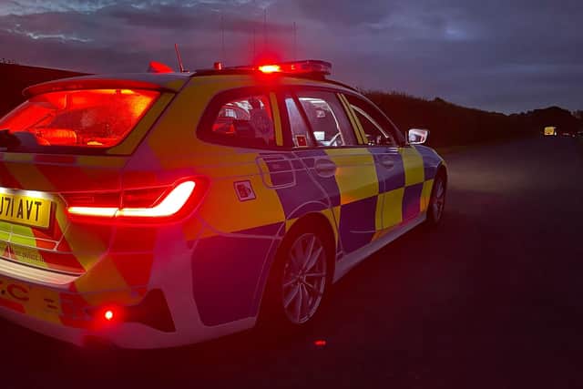 Police have arrested three men and recovered a stolen vehicle following a high speed chase between Boroughbridge and York