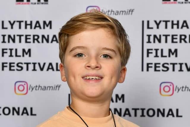 Film festival award success - Talented actor Bon Cooper, 10, lives with his family in Harrogate and is a pupil at the town’s Brackenfield School. (Picture Contributed)