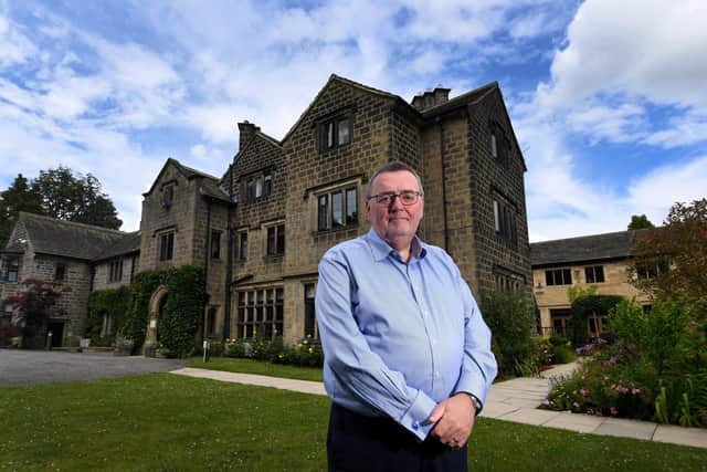 Tony Collins, Chief Executive of Saint Michael's Hospice in Harrogate, said extra support would help the charity respond to increasing demand for its services in a tough financial environment. (Picture Simon Hulme)