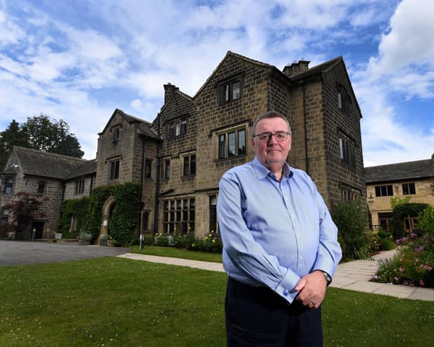 Tony Collins, Chief Executive of Saint Michael's Hospice in Harrogate, said extra support would help the charity respond to increasing demand for its services in a tough financial environment. (Picture Simon Hulme)