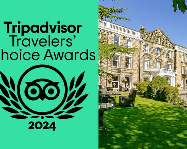 The Cedar Court Hotel in Harrogate has been awarded a TripAdvisor Travellers' Choice Award
