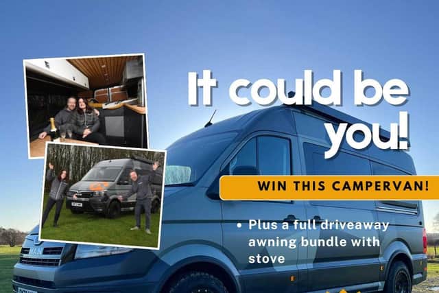 This year's Glampfest, a family-friendly extravaganza in Knaresborough hat blends the magic of glamping with live music, kid-friendly activities, and a marketplace of handcrafted treasures, is offering the chance to win a campervan. (Picture contributed)