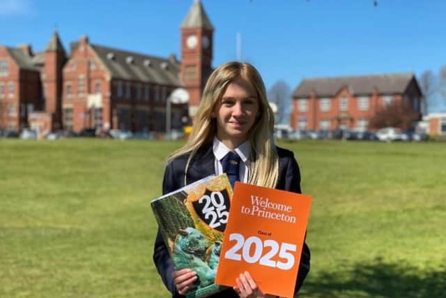Earlier this year, Mena Scatchard, who started running aged 11 at Ripon Grammar School, was named Top Women’s Athlete at Princeton University in the USA. (Picture contributed)