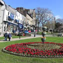 A new study has revealed Harrogate is one of the top 10 cleanest areas in the UK – and it’s mainly because of the town's floral strength and its park. Pictured are the flower beds on Montpellier Hill. (Picture Gerard Binks)