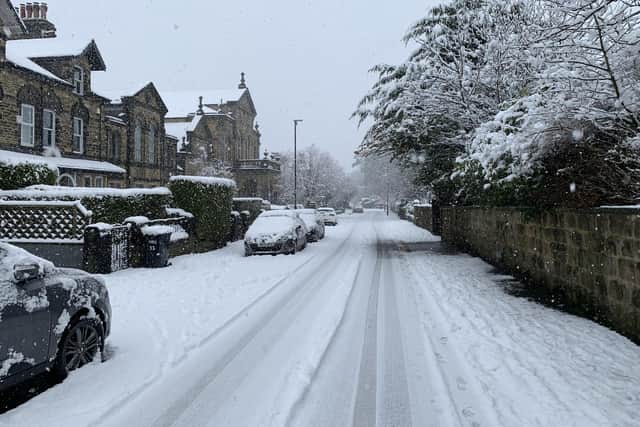A Yellow Warning has been issued by the Met Office as temperatures across Harrogate are set to plummet this evening.