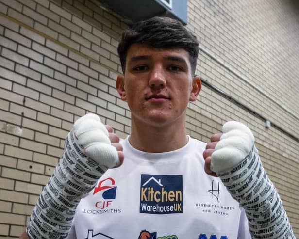 Harrogate boxer Guy Kitching has transitioned into the professional game following a successful amateur career. Picture: Camp Life TV