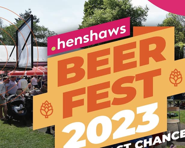 Henshaws Beer Festival runs in Knaresborough from Friday to Sunday.