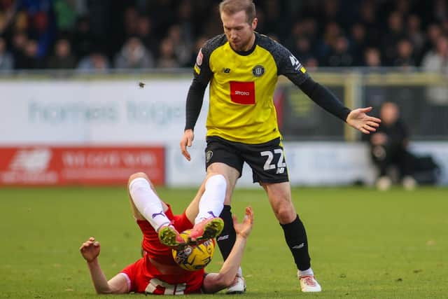 Stephen Dooley was handed his first League Two start in well over a year at the weekend.