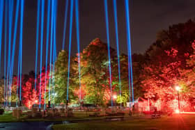Harrogate town centre is lit up by the spectacular Beam light festival this Friday and Saturday night. (Picture Richard Maude)