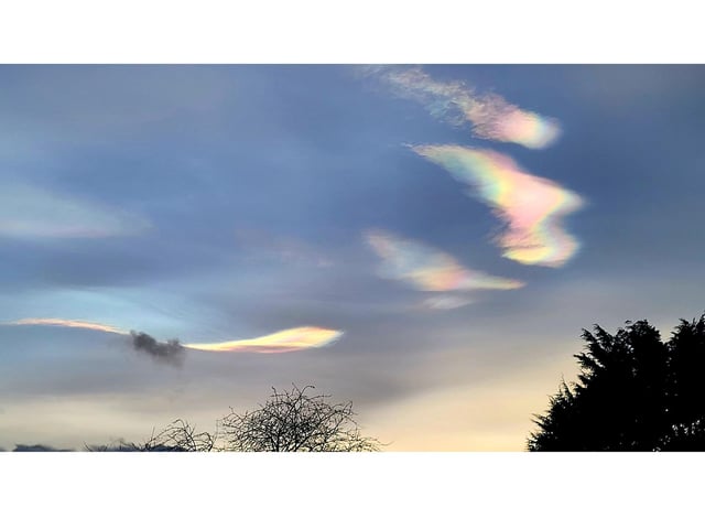 Kirsten Estill, took this stunning shot on the way home from school in Seamer, just outside Scarborough.
