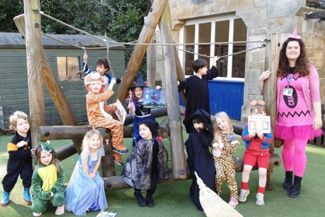 Pupils at Belmont Grosvenor School dressed up as their favourite book characters