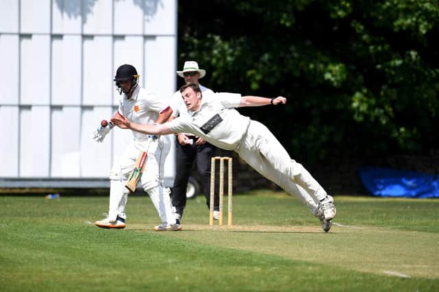 Oliver Hotchkiss played a key role in Beckwithshaw CC's victory over Bolton Villas. Picture: Gerard Binks
