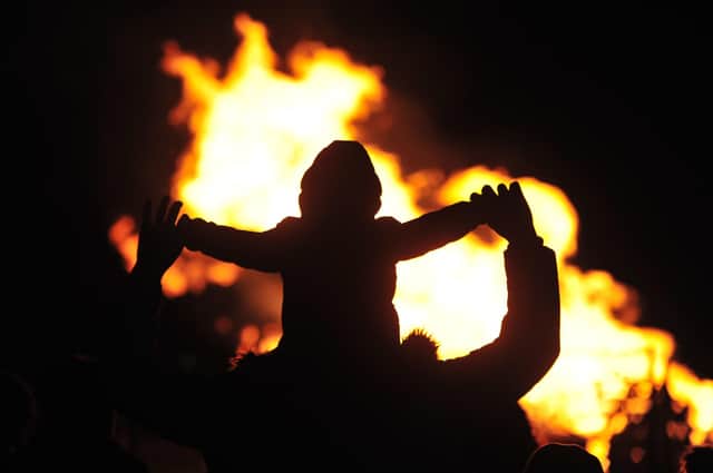 Flashback to the 2019 Stray Charity Bonfire in Harrogate. (Picture Gerard Binks)