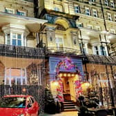 Dazzling - The Yorkshire Hotel is just one of many businesses in the running in the Harrogate Christmas Window Awards organised by Harrogate Business Improvement District (BID) and the Rotary Club of Harrogate.