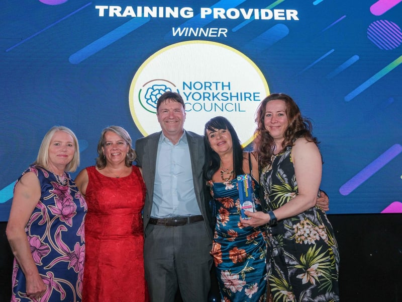 Training Provider of the Year Award winner North Yorkshire Council