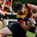 Harrogate RUFC ran out comfortable winners at Alnwick on Saturday afternoon. Picture: Gerard Binks