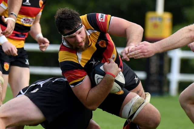 Harrogate RUFC ran out comfortable winners at Alnwick on Saturday afternoon. Picture: Gerard Binks