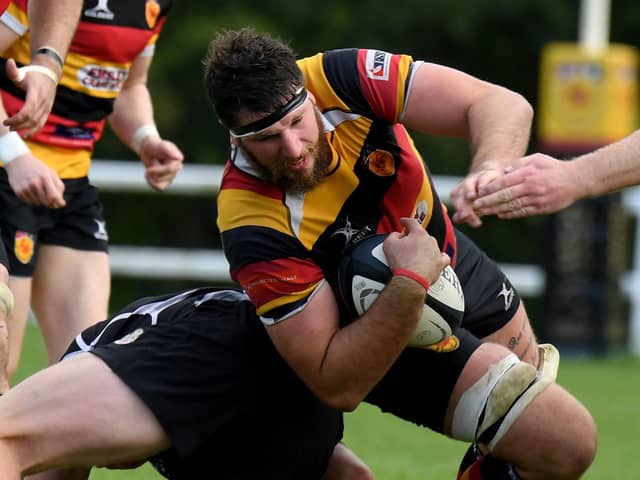 Harrogate RUFC ran out comfortable winners at Alnwick on Saturday afternoon. Picture: Gerard Binks