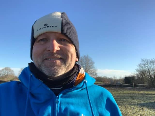 Ripon man Ant Henson is taking on the distance of the Pennine Way, 268 miles, for a Harrogate charity just two years after he was diagnosed with incurable pancreatic and liver cancer. (Picture contributed)