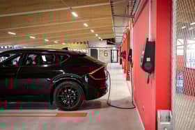 A CTEK EV charging installation
