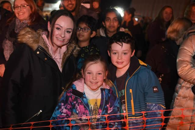 Some of the crowds enjoying last weekend's Harrogate Stray Bonfire and Firework display. (Picture Gerard Binks)